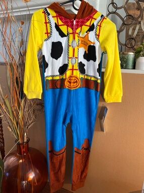 Toy Story Woody  One-Piece Hooded Pajamas -